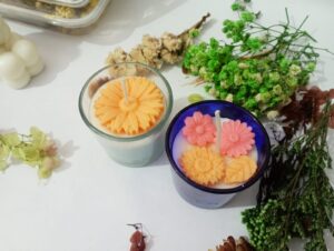 Frosted Glass Soy Wax Candle